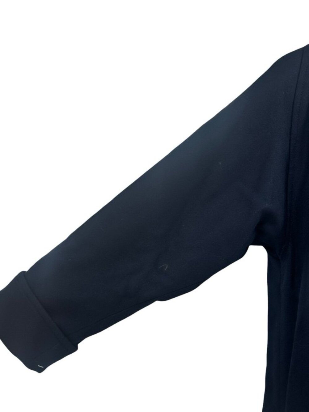 Worthington Size 8A Blue Knee Length Coat Wool Blend Lined - Picture 7 of 13